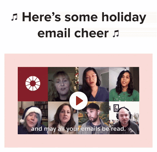 Litmus example of animated gifs in email