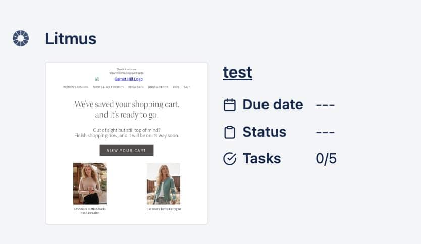 Keep track of email due dates, status, and tasks with the Litmus integration with Trello.